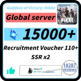 [グロバ] 15000+ダイヤ | SSR x2 | 採用バウチャー 110+ ✅