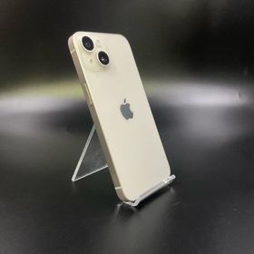 アップル(Apple)の【全額返金保証】【最速発送】Apple iPhone iPhone 14 128GB スターライト au 美品 動作確認済(スマートフォン本体)
