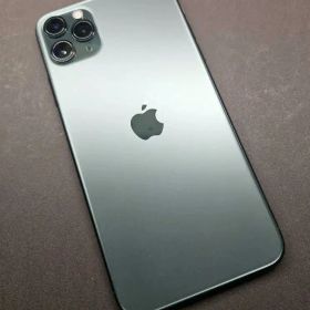 【美品】iPhone11 Pro Max[256GB] ミッドナイトグリーン