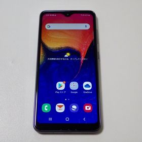 SIMフリー au Galaxy A20 SCV46 ブラック 送料無料