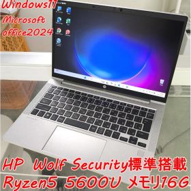 HP ProBook Ryzen5 5600U メモリ16G office付