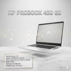 HP ProBook 450 G9 i5 / 16GB / 512GB