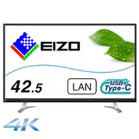 EIZO エイゾー 液晶モニター/42.5型/4K（3840×2160）/IPSパネル/アンチグレア/HDMI×2 DP×1 USB-C×1/ブラック FlexScan EV4340X-BK