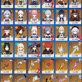 ☆5 鍾離 雷電2凸 ナヒーダ フリーナ 万葉 アルレッキーノ 胡桃+護摩の杖 夜蘭 千織 綾華 | 原神のアカウントデータ、RMTの販売・買取一覧