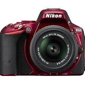 【中古】［非常に良い］Nikon デジタル一眼レフカメラ D5500 18-55 VRII レンズキット レッド 2416万画素 3.2型液晶 タッチパネル D5500LK18-55RD