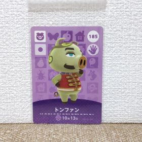 どうぶつの森 amiiboカード トンファン