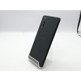 【中古】SONY au 【SIMロック解除済み】 Xperia 10 II ブラック 4GB 64GB SOV43【立川フロム中武】保証期間１ヶ月【ランクC】