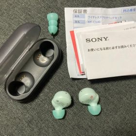 ジャンク SONY WF-C500 ワイヤレスイヤホン ミントグリーン