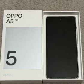 新品未使用 本体OPPO A５ 5G ホワイト 128GB SIMフリー①