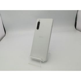 【中古】SONY au 【SIMフリー】 Xperia 10 IV ホワイト 6GB 128GB SOG07【福岡天神】保証期間１ヶ月【ランクC】