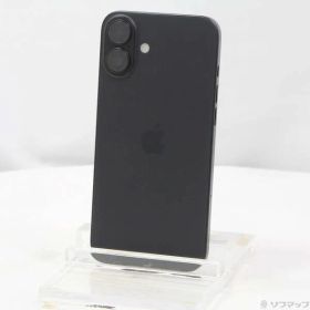 〔中古品〕 iPhone16 Plus 128GB ブラック MXVA3J／A SIMフリー【269】