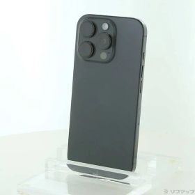 〔中古品〕 iPhone16 Pro 128GB ブラックチタニウム MYMV3J／A SIMフリー【349】