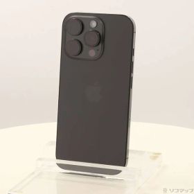 〔中古品〕 iPhone16 Pro 128GB ブラックチタニウム MYMV3J／A SIMフリー【262】