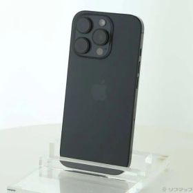 〔中古品〕 iPhone16 Pro 128GB ブラックチタニウム MYMV3J／A SIMフリー【344】