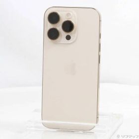〔中古品〕 iPhone16 Pro 128GB デザートチタニウム MYMX3J／A SIMフリー【276】