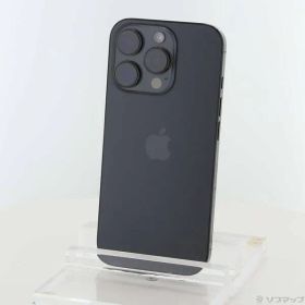〔中古品〕 iPhone16 Pro 256GB ブラックチタニウム MYN03J／A SIMフリー【198】