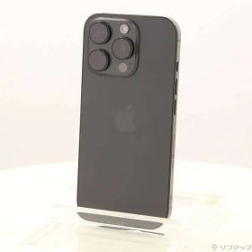 〔中古品〕 iPhone16 Pro 256GB ブラックチタニウム MYN03J／A SIMフリー【262】