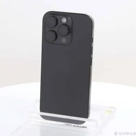 〔中古品〕 iPhone16 Pro 256GB ブラックチタニウム MYN03J／A SIMフリー【258】