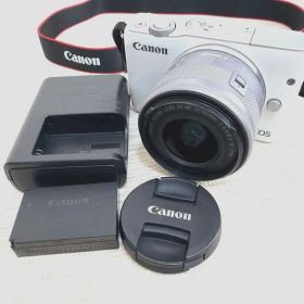 Canon EOS M100ミラーレス一眼レフカメラレンズ付【ホワイト】