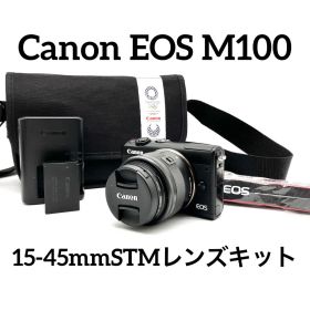 美品♪ Canon EOS M100 ブラック 15-45mmレンズキット