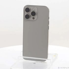〔中古品〕 iPhone16 Pro Max 256GB ナチュラルチタニウム MYWK3J／A SIMフリー【377】