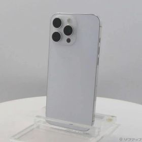 〔中古品〕 iPhone16 Pro Max 256GB ホワイトチタニウム MYWH3J／A SIMフリー【377】