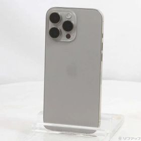 〔中古品〕 iPhone16 Pro Max 256GB ナチュラルチタニウム MYWK3J／A SIMフリー【262】