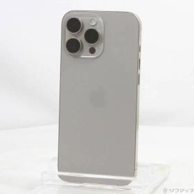 〔中古品〕 iPhone16 Pro Max 256GB ナチュラルチタニウム MYWK3J／A SIMフリー【377】