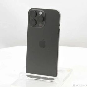 〔中古品〕 iPhone16 Pro Max 256GB ブラックチタニウム MYWG3J／A SIMフリー【269】