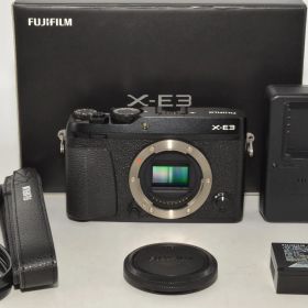 【18ショットの極上品】 富士フイルム FUJIFILM ミラーレス一眼カメラ X-E3ブラック X-E3-B ＃8701