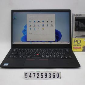 Lenovo ThinkPad X1 Carbon 6th Gen Core i5 8350U 1.7GHz/8GB/256GB(SSD)/14.0W/FHD(1920x1080) タッチパネル/Win11 【547259360】