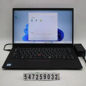 Lenovo ThinkPad X1 Carbon 6th Gen Core i5 8350U 1.7GHz/8GB/256GB(SSD)/14.0W/FHD(1920x1080) タッチパネル/Win11 【547259032】