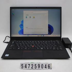 Lenovo ThinkPad X1 Carbon 6th Gen Core i5 8350U 1.7GHz/8GB/256GB(SSD)/14.0W/FHD(1920x1080) タッチパネル/Win11 【547259046】