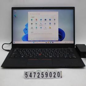 Lenovo ThinkPad X1 Carbon 6th Gen Core i5 8350U 1.7GHz/8GB/256GB(SSD)/14.0W/FHD(1920x1080) タッチパネル/Win11 【547259020】