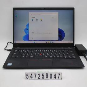 Lenovo ThinkPad X1 Carbon 6th Gen Core i5 8350U 1.7GHz/8GB/256GB(SSD)/14.0W/FHD(1920x1080) タッチパネル/Win11 【547259047】