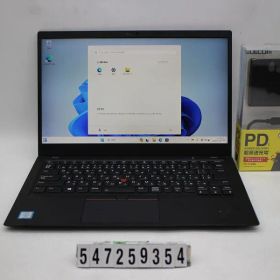 Lenovo ThinkPad X1 Carbon 6th Gen Core i5 8350U 1.7GHz/8GB/256GB(SSD)/14.0W/FHD(1920x1080) タッチパネル/Win11 【547259354】