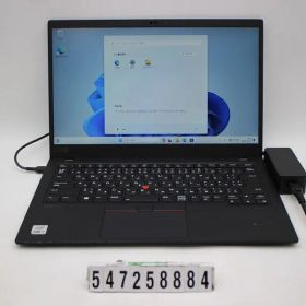 Lenovo ThinkPad X1 Carbon 8th Gen Core i7 10510U 1.8GHz/16GB/512GB(SSD)/14W/FHD(1920x1080)/Win11 【547258884】