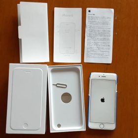スマホ iPhone 6 Silver 64 GB au