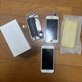 中古だけど美品 訳あり ソフトバンク iPhone6 シルバー 64G