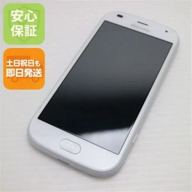 新品同様 F-42A らくらくスマートフォン ホワイト 即日発送 スマホ 白ロム 富士通 土日祝発送OK 04000