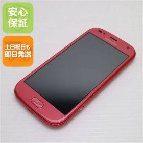 新品同様 F-42A らくらくスマートフォン ピンク 即日発送 スマホ 白ロム 富士通 土日祝発送OK 02000