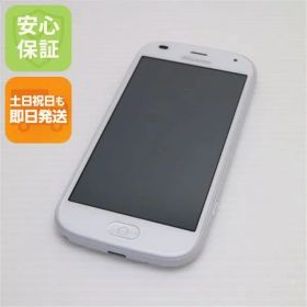 新品同様 F-42A らくらくスマートフォン ホワイト 即日発送 スマホ 白ロム 富士通 土日祝発送OK 04000