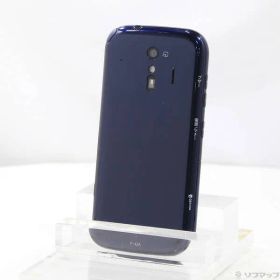 〔中古品〕 らくらくスマートフォン 32GB ネイビー F-42A docomoロック解除SIMフリー【349】