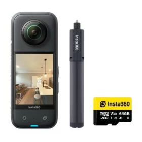 Insta360 X3 バーチャルツアー・キット 360度カメラ アクションカメラ 新型1/2インチ48MPセンサー IPX8防水 5.7K360度動画 72MP360度写真 手ブレ補正 アクティブHDR 4
