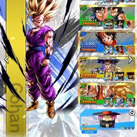 最強キャラ悟飯あり激怒赤５♦️廃課金引退垢💸💰 | ドラゴンボールレジェンズのアカウントデータ、RMTの販売・買取一覧