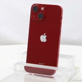 【中古】Apple(アップル) iPhone13 mini 128GB プロダクトレッド MLJG3J／A SIMフリー 【344-ud】