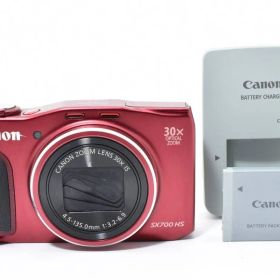 ★良品★キャノン Canon PowerShot SX700 HS レッド #857a