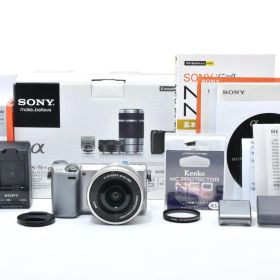 ★極上★SONY ソニー NEX-5T シルバー 16-50mm レンズセット 人気のミラーレス