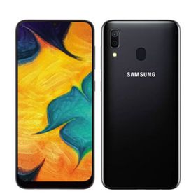 サムスン(SAMSUNG)のSCV43 Galaxy A30 ブラック SIMフリー 本体 au スマホ ギャラクシー 【送料無料】 scv43bk7mtm(スマートフォン本体)