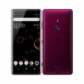 【SIMロック解除済】au Xperia XZ3 SOV39 Bordeaux Red SONY 当社3ヶ月間保証 中古 イオシス